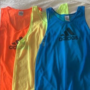 3 Adidas tanks
